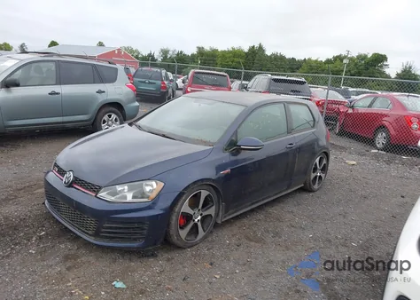 2015 Volkswagen Golf Gti 2.0T S 2-Door from USA, damaged, VIN 3VWYT7AU7FM051468
